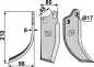 Preview: Fräsmesser 210x80mm, rechts
